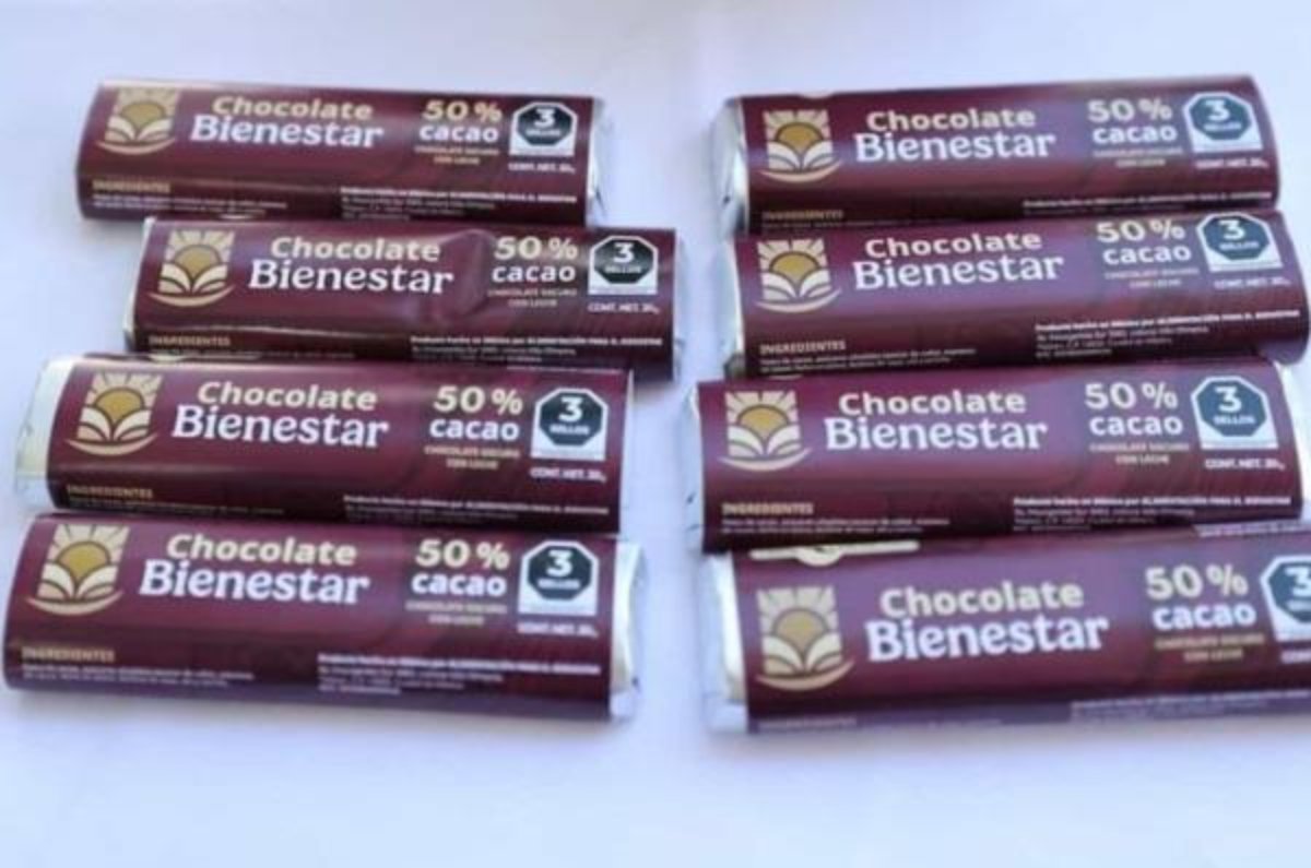 Presentaciones del chocolate del Bienestar
