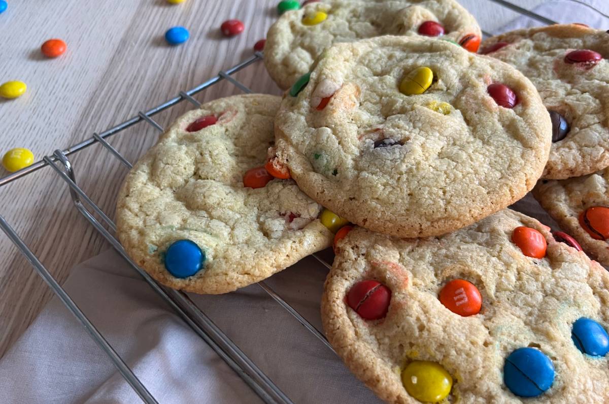 Galletas de m&m