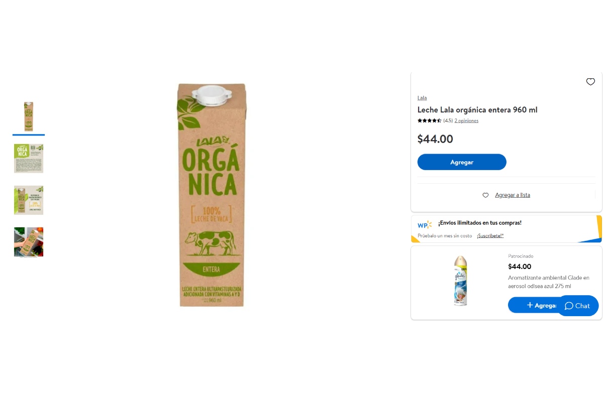 la Profeco revela que Lala Orgánica