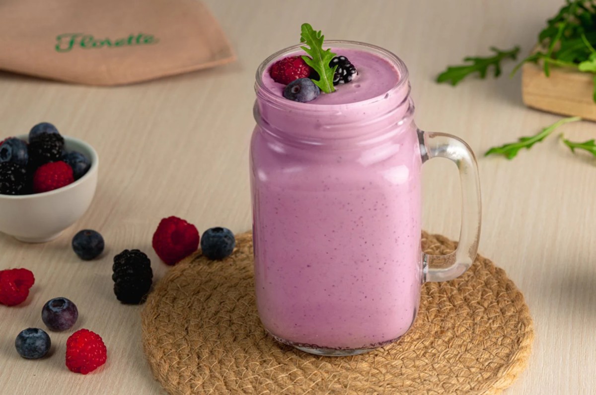 Licuado de mora con jengibre