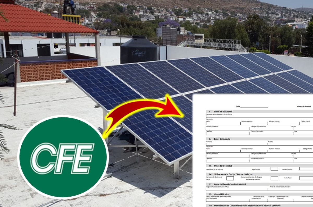 CFE abre registro para obtener paneles solares gratis.