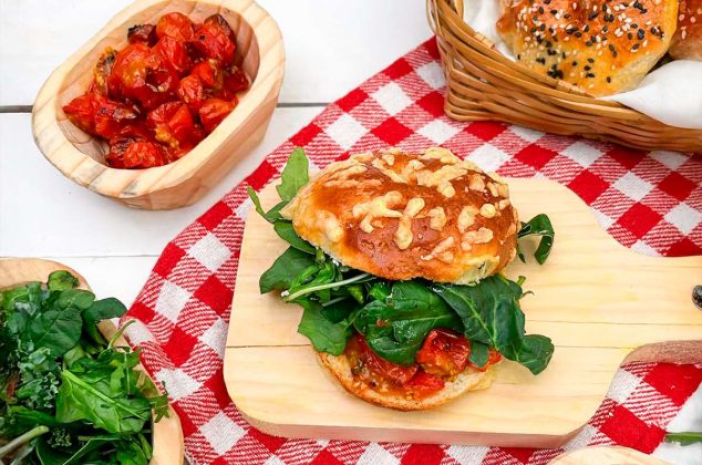 Receta de bagel a la italiana, desayuno perfecto