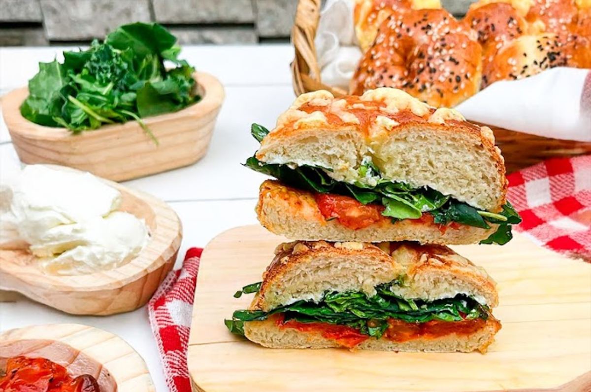 Receta de bagel a la italiana | Foto Cocina Vital