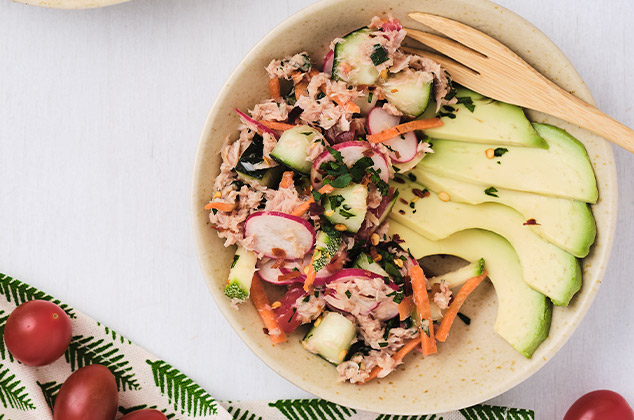 Receta de salpicón de atún con verduras