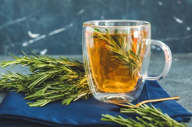 Receta de té de romero