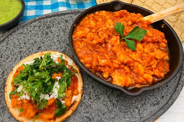 Receta de tostadas de tinga de pescado ¡Es mi favorita!