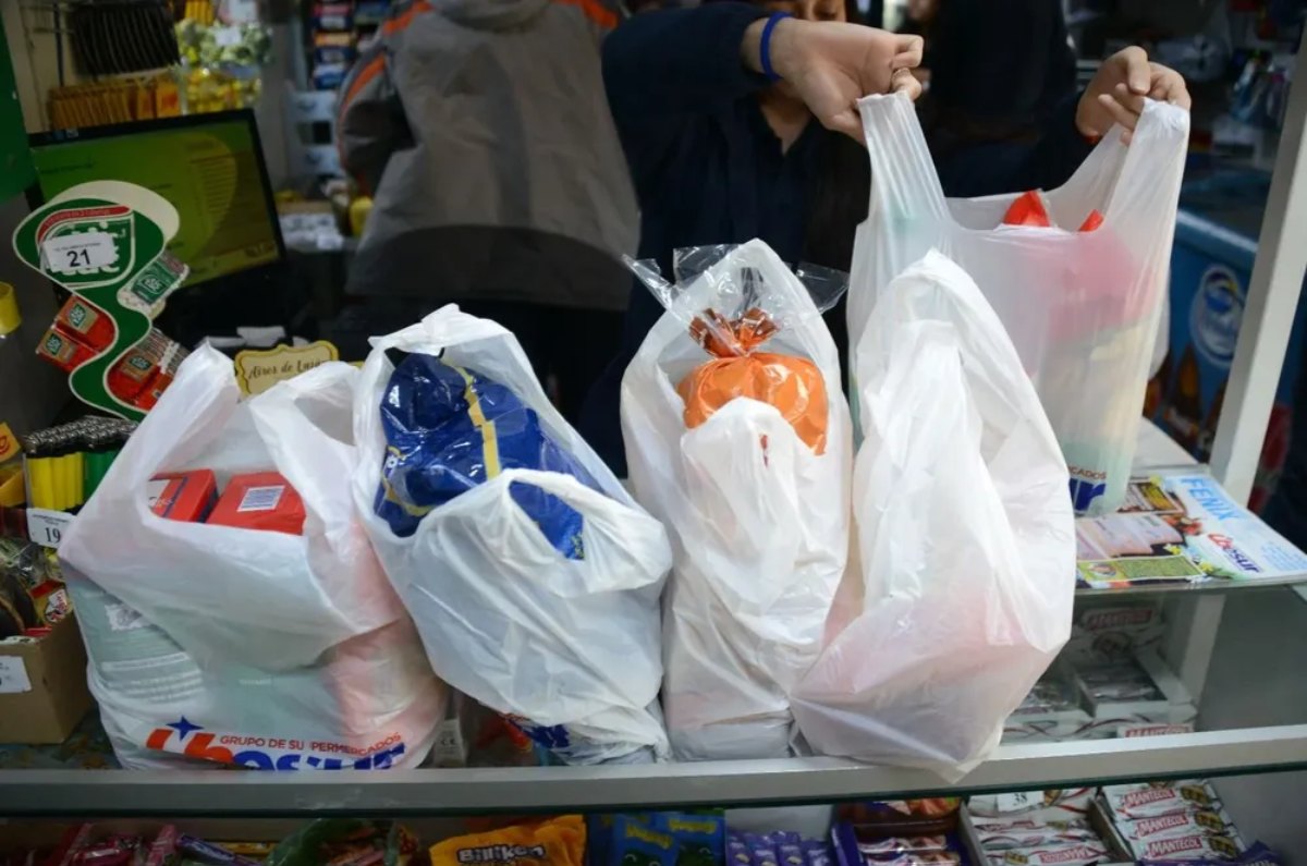 bolsas de plástico del supermercado