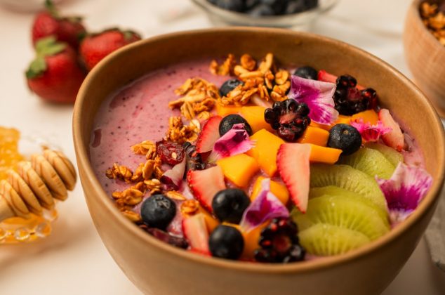 Receta de bowl frutal, perfecto para el desayuno