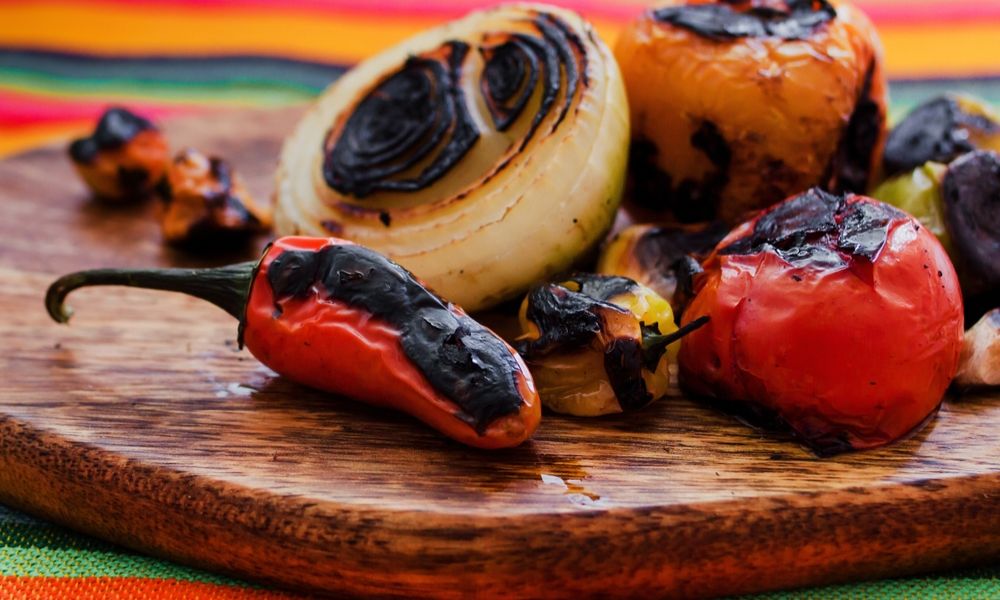 Cómo tatemar chiles