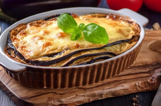 Lasaña de berenjena, ligera, sabrosa y sin pasta