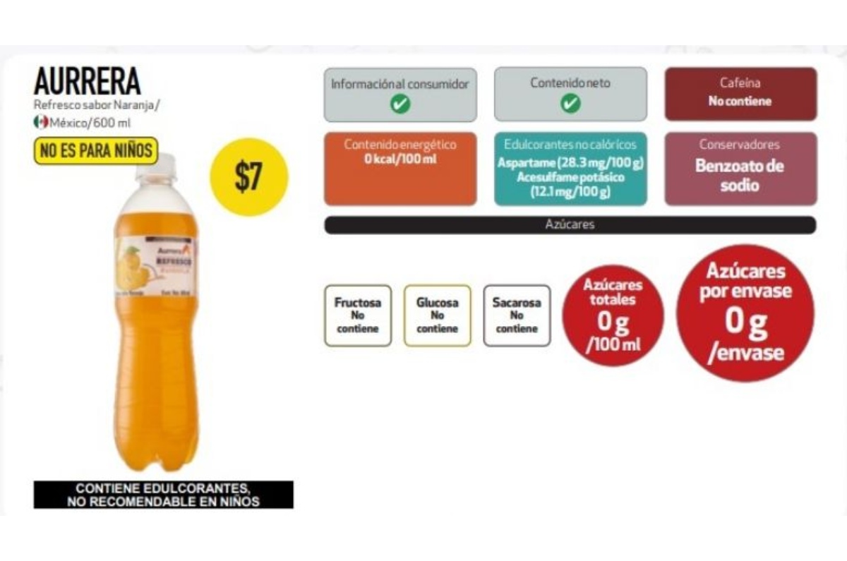 refresco de aurrera profeco
