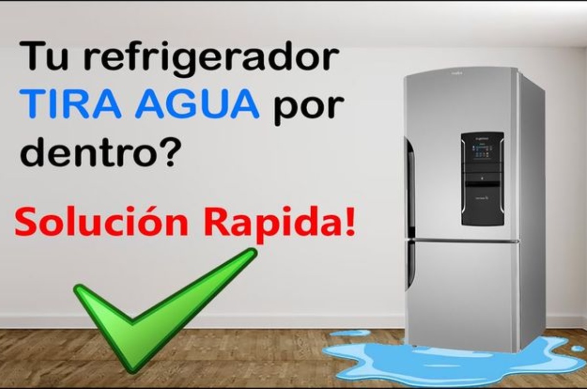 ¿Qué significa cuando el refrigerador tira agua? Conoce las causas y cómo resolver el problema