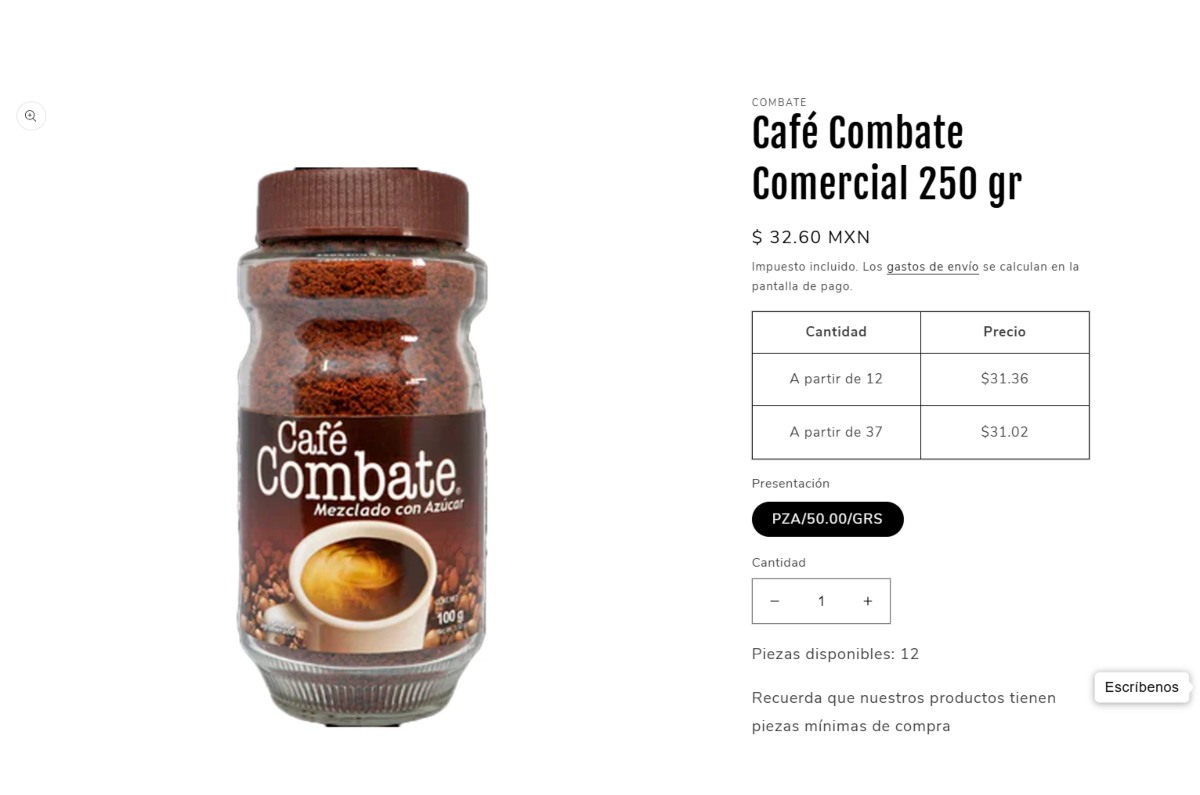 ¿Por qué el café Combate es el café soluble 100% puro más barato que debes comprar, según Profeco? Conoce todo sobre el mejor café soluble.
