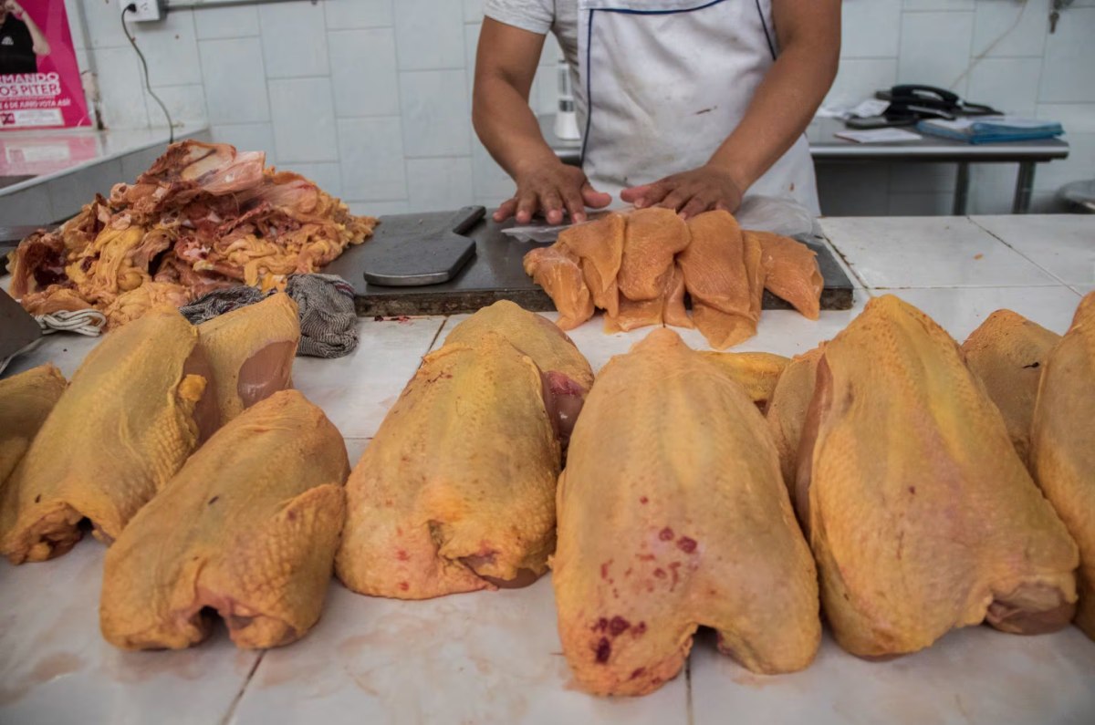 pechuga en el mercado
