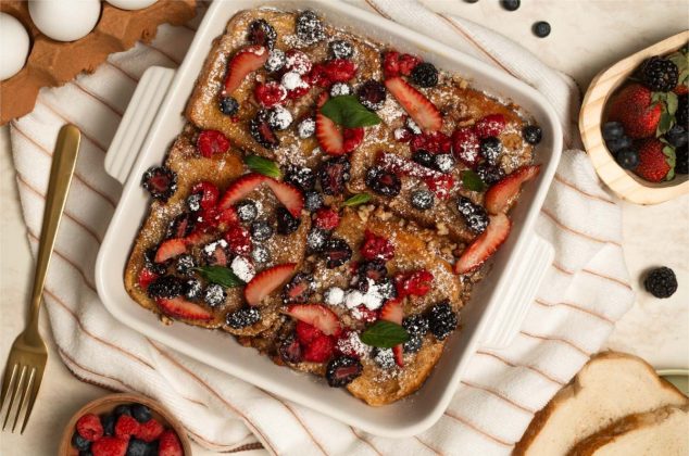 Receta de cazuela de tostadas francesas ¡En 6 pasos!