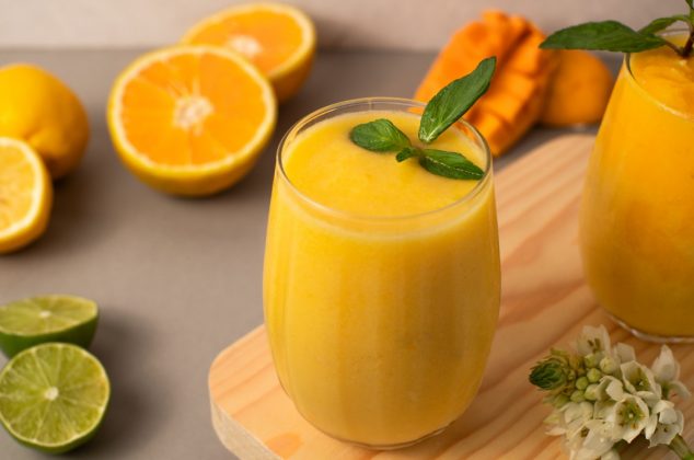 Receta de smoothie tropical, refrescante, saludable y delicioso