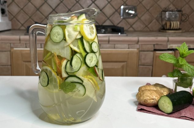 Poderosa agua de desintoxicación para la hinchazón abdominal: receta fácil y efectiva
