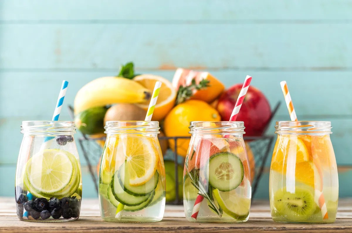 aguas detox para la salud