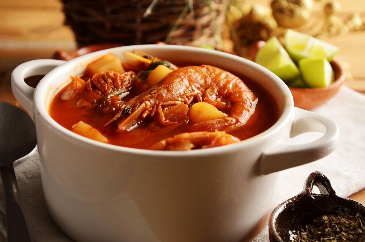 Caldo de camarón