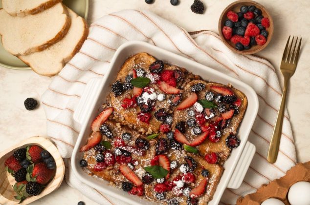 Receta de cazuela de tostadas francesas ¡En 6 pasos!