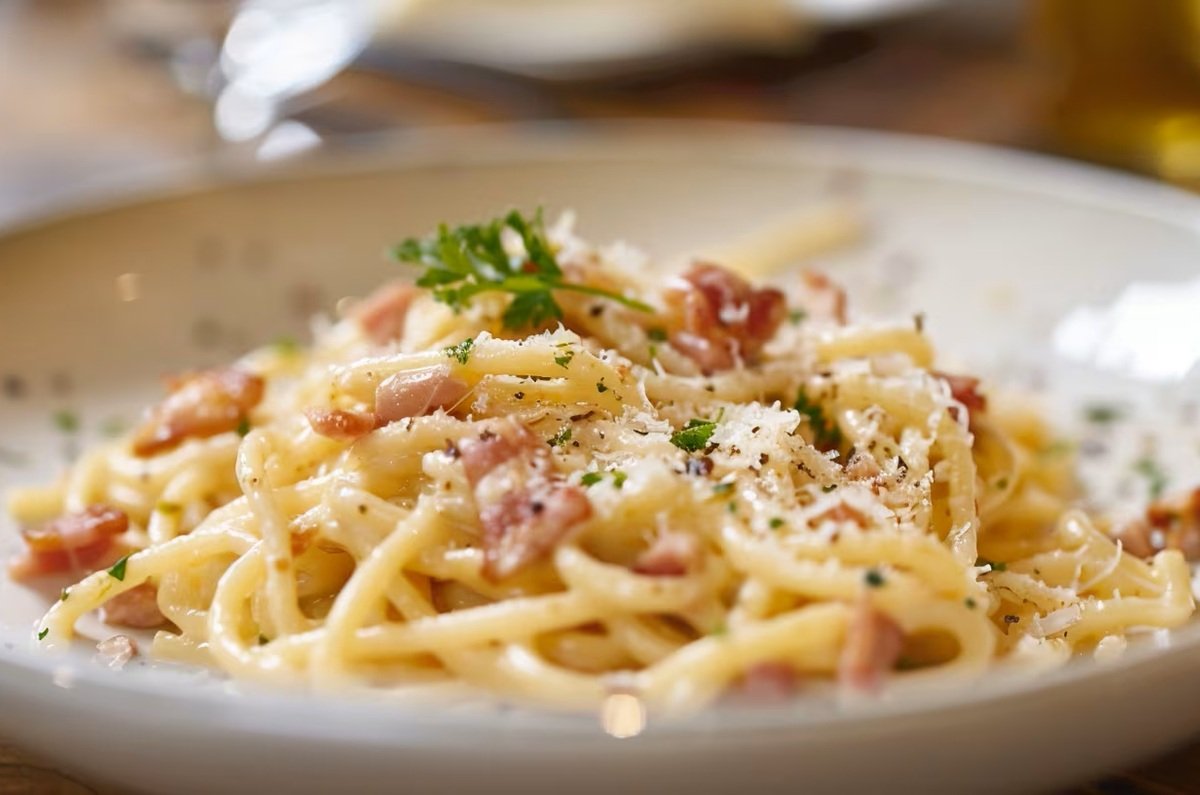 Espagueti a la carbonara