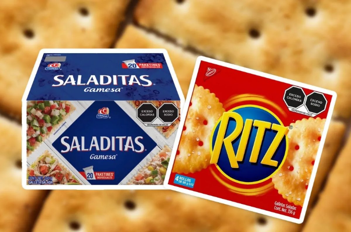 marcas de galletas saladas advertencia