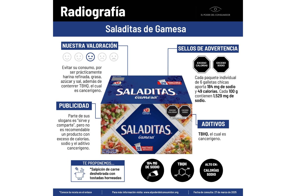 galletas salsas advertencia