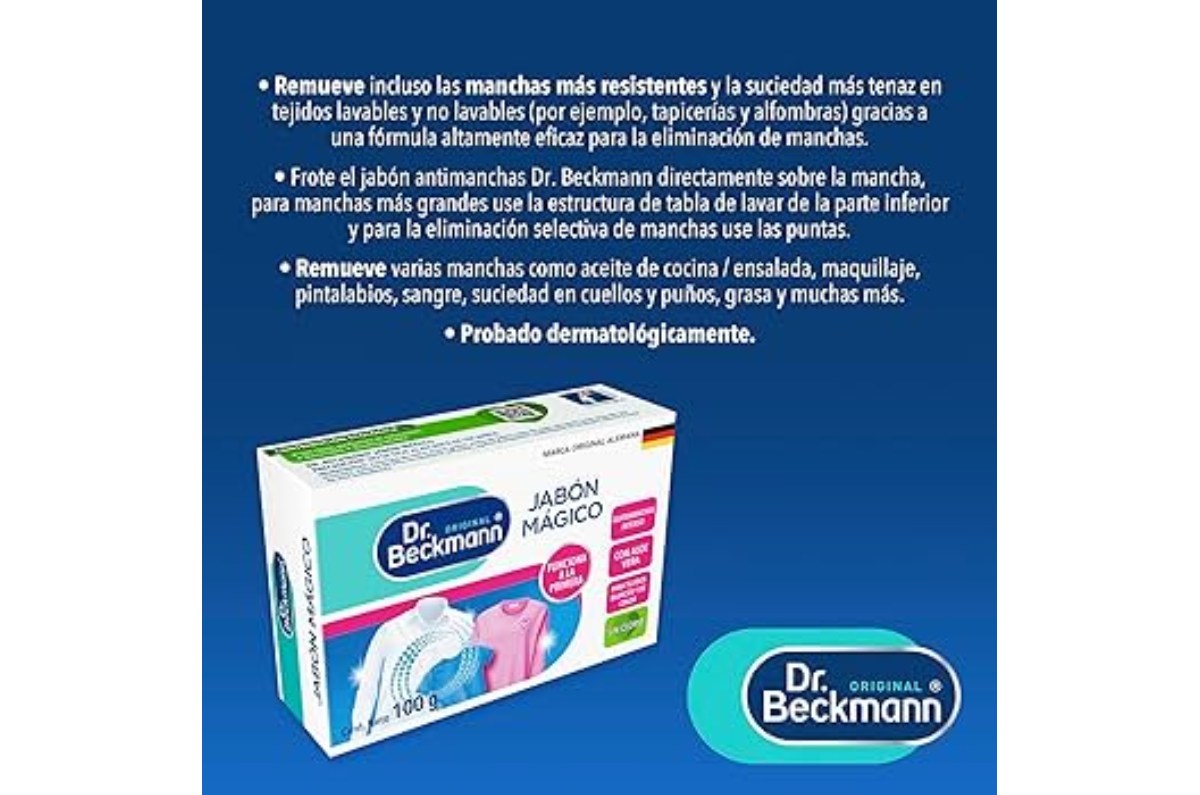 jabón para eliminar manchas