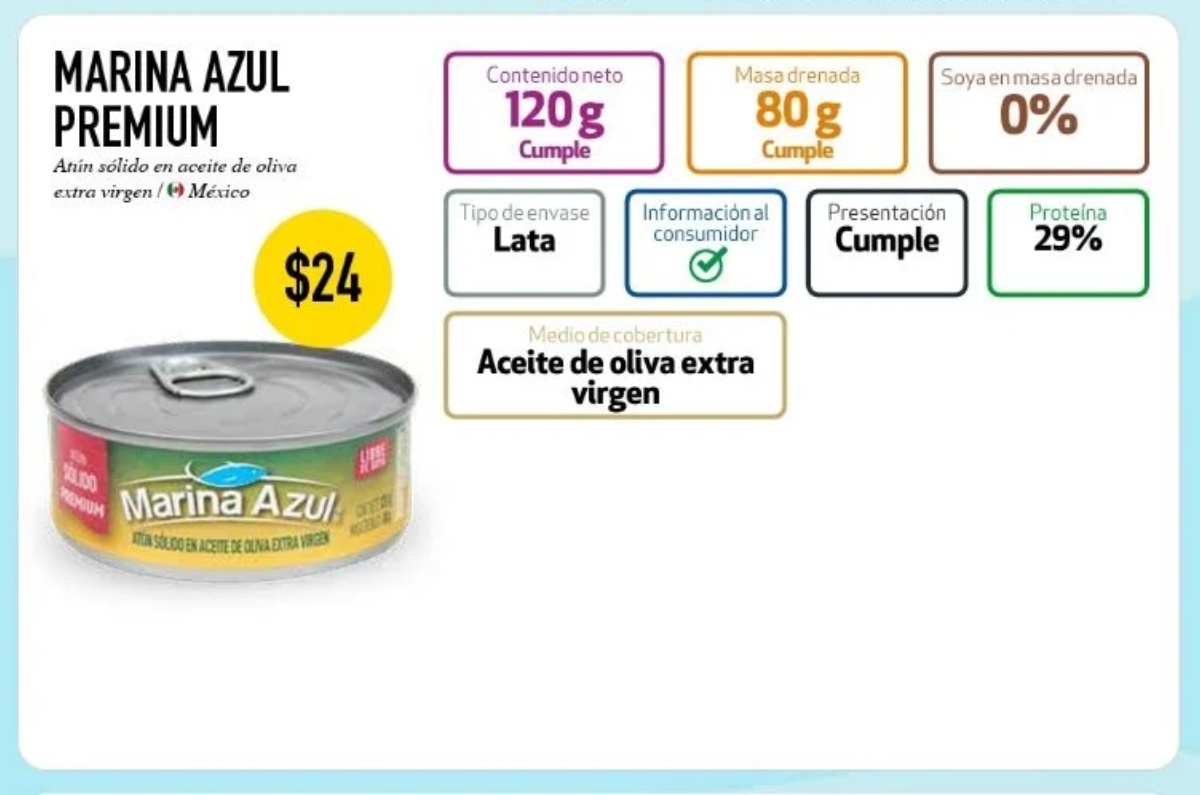 mejor atún en lata según Profeco