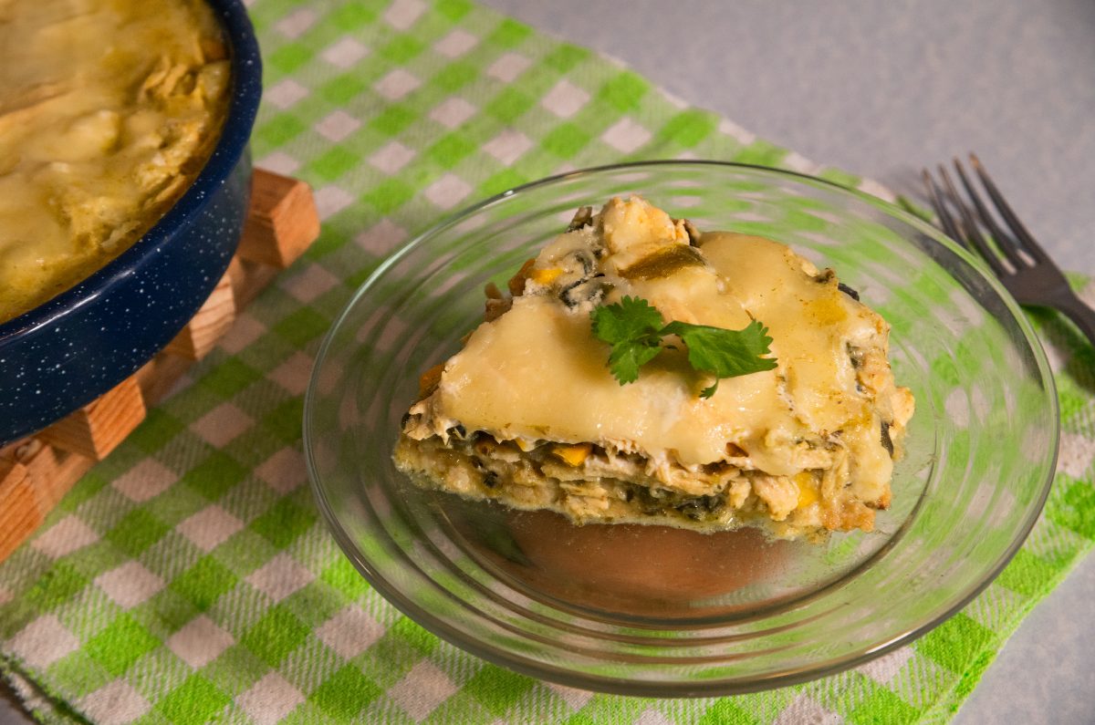 Pastel de pastel azteca al sartén
