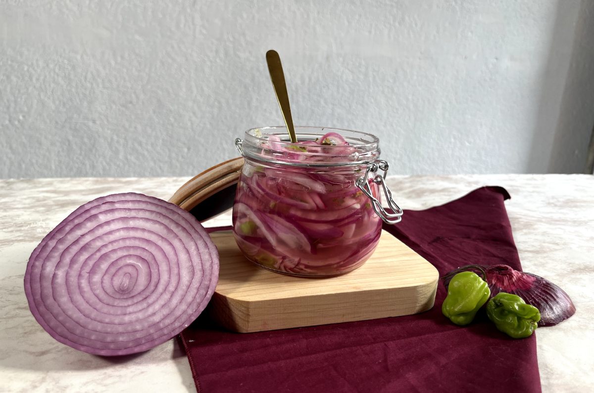 Receta de cebollas encurtidas ¡en 10 minutos!