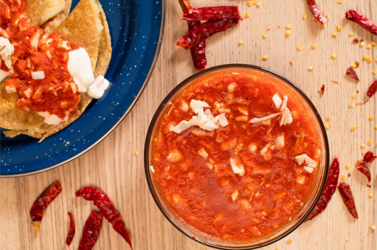 Receta de salsa taquera con col