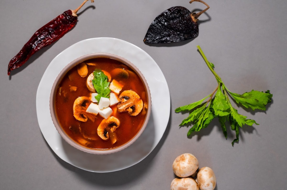 Receta de sopa de hongos