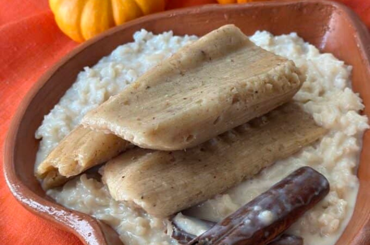 tamales de arroz con leche