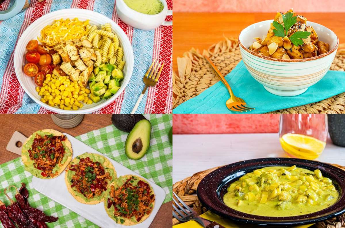 4 fáciles recetas con pechuga de pollo para menú de comida