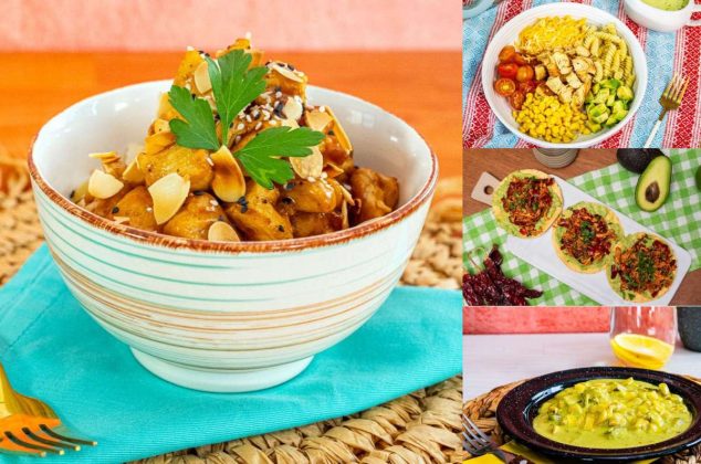 4 recetas con pechuga de pollo para menú semanal