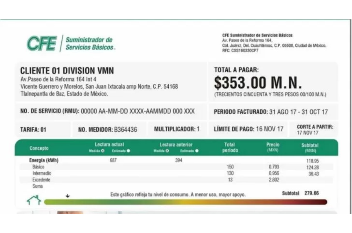 recibos de luz de la cfe suspendidos