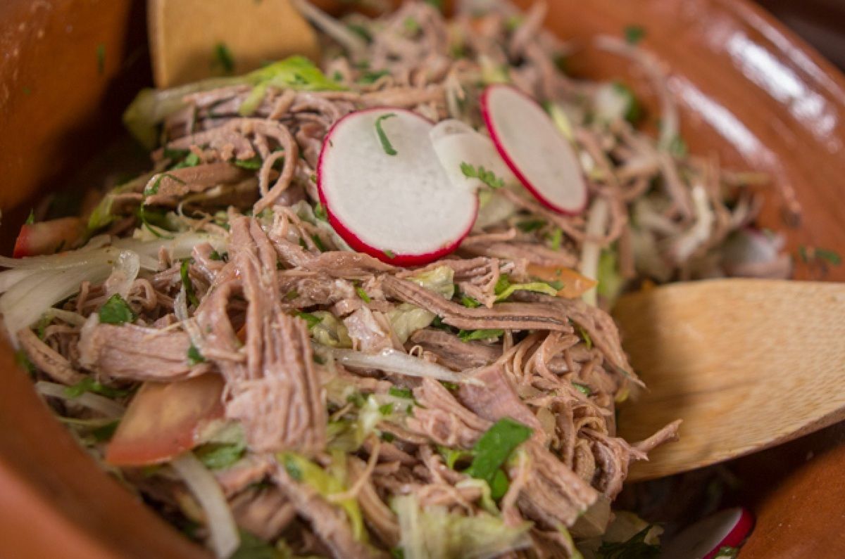 Salpicón de carne de res
