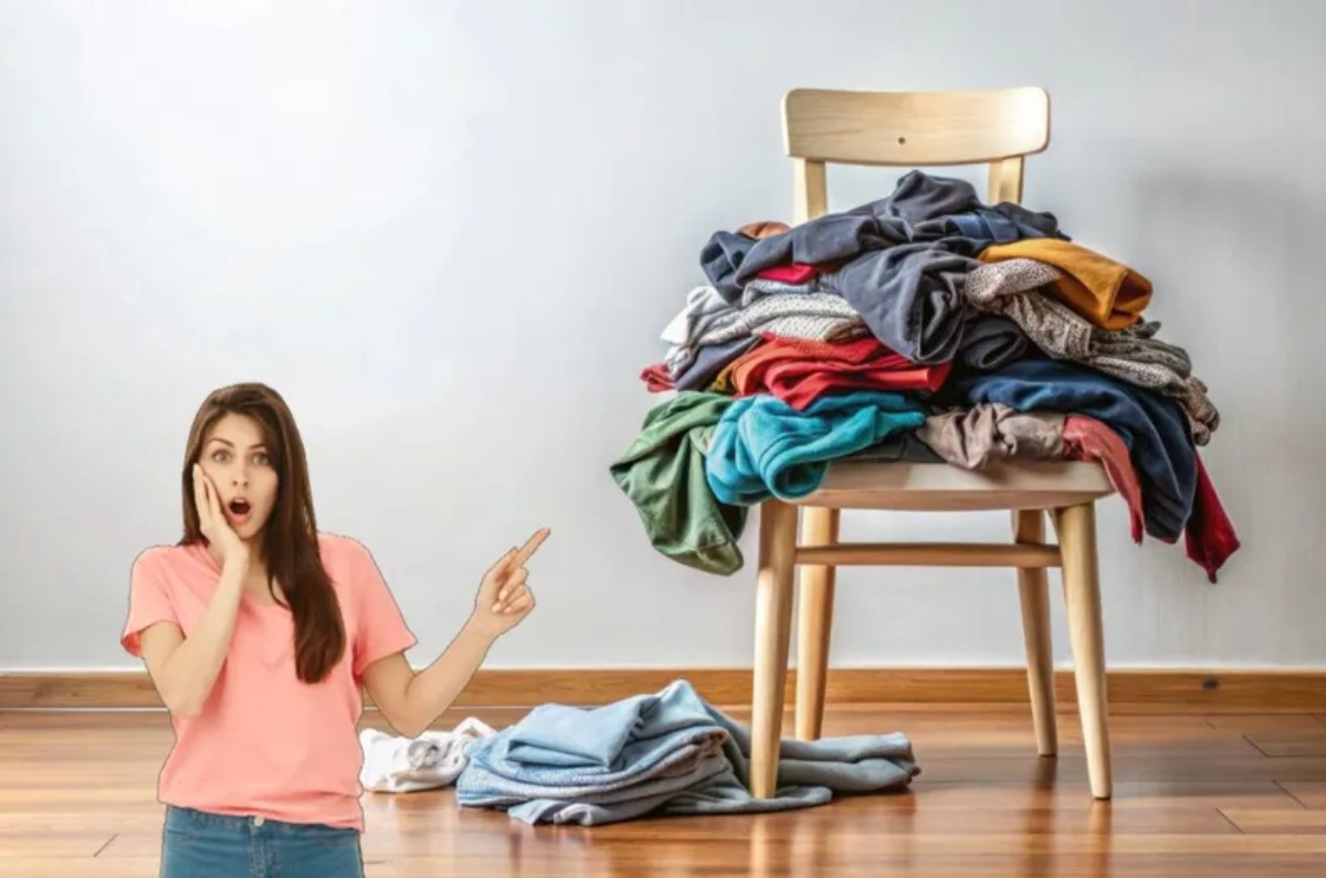 Esto es lo que significa que una persona amontone la ropa en la silla, según la psicología