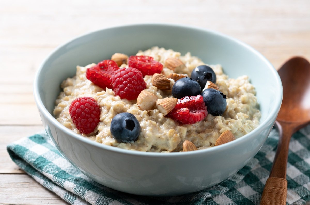 Avena con frutos rojos