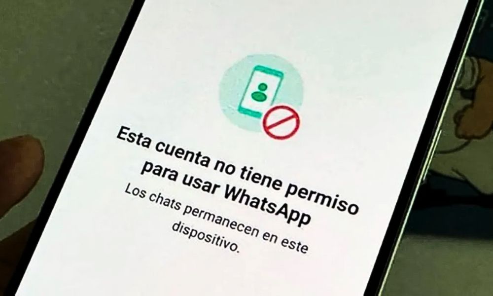 Bloqueo de cuenta de WhatsApp