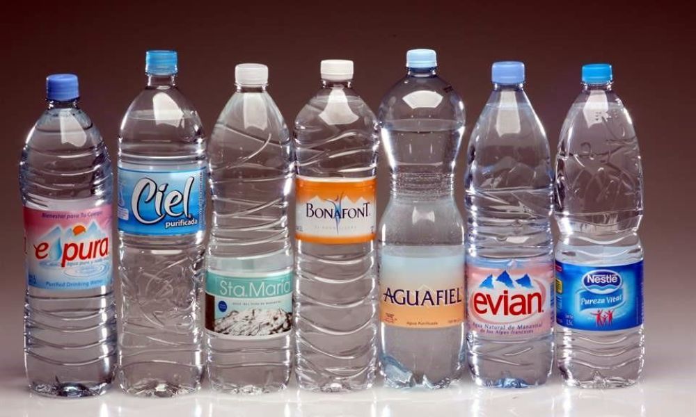 Botellas de agua Profeco