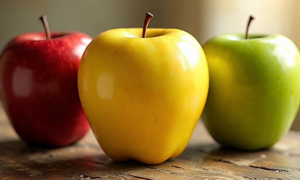 Colores de manzanas