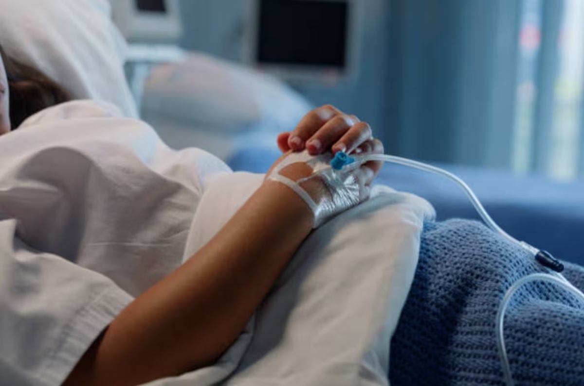 persona en hospital antes de morir