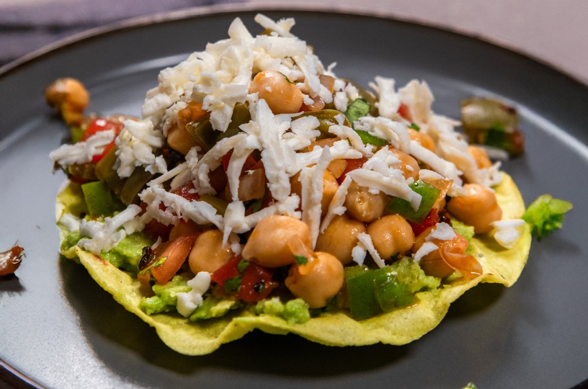 ensalada de garbanzos con nopales