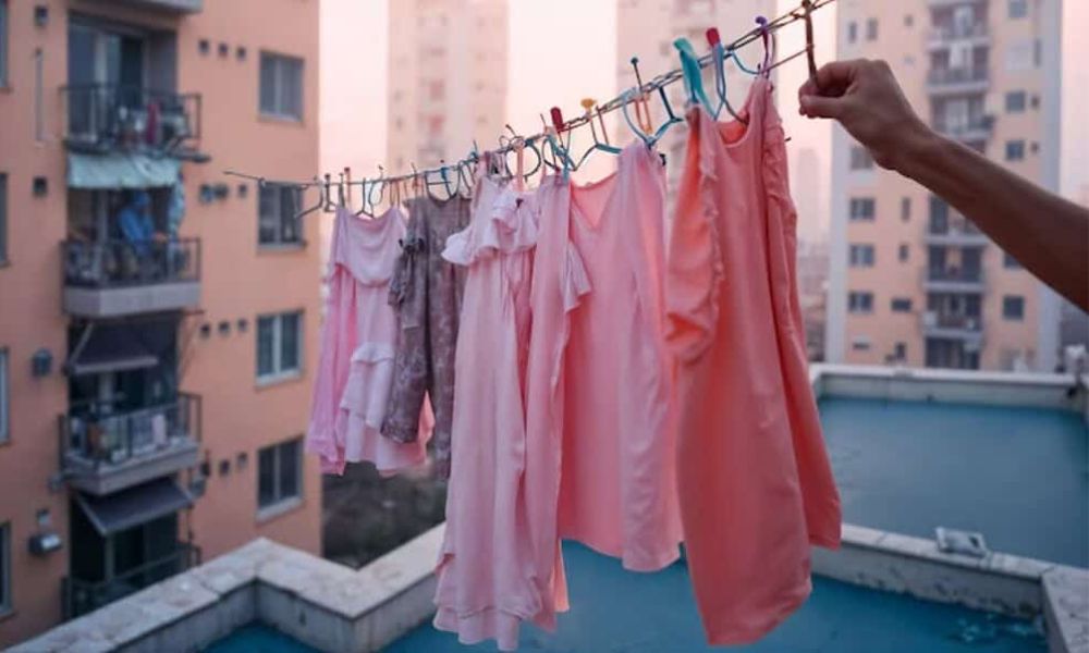 Multa por tender la ropa en México
