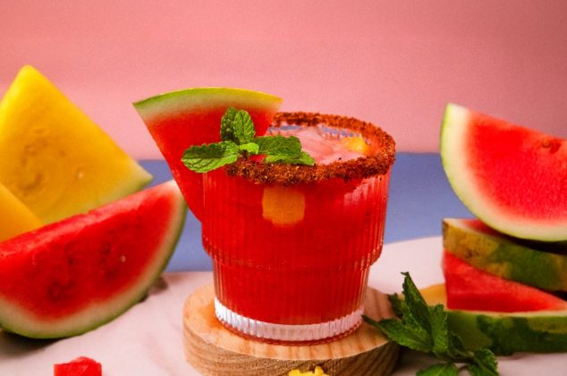 Paloma de sandía casera, fresca, ligera y deliciosa