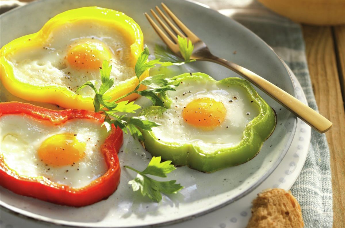 Receta de pimientos rellenos de huevo