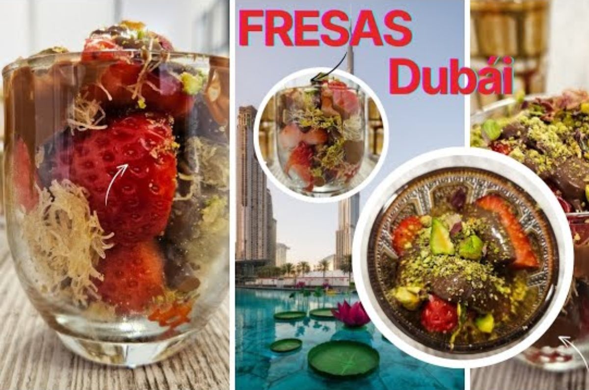 receta de fresas dubai