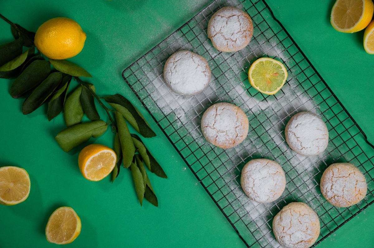 Receta de galletas de limón con sólo 6 ingredientes